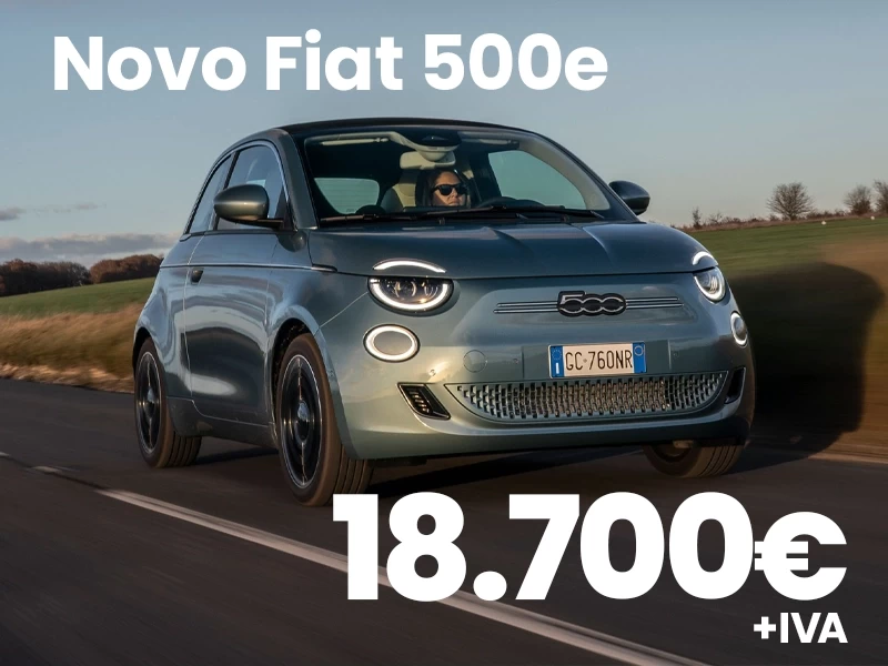 Novo Fiat 500e por 18.700€ + IVA na Cardan